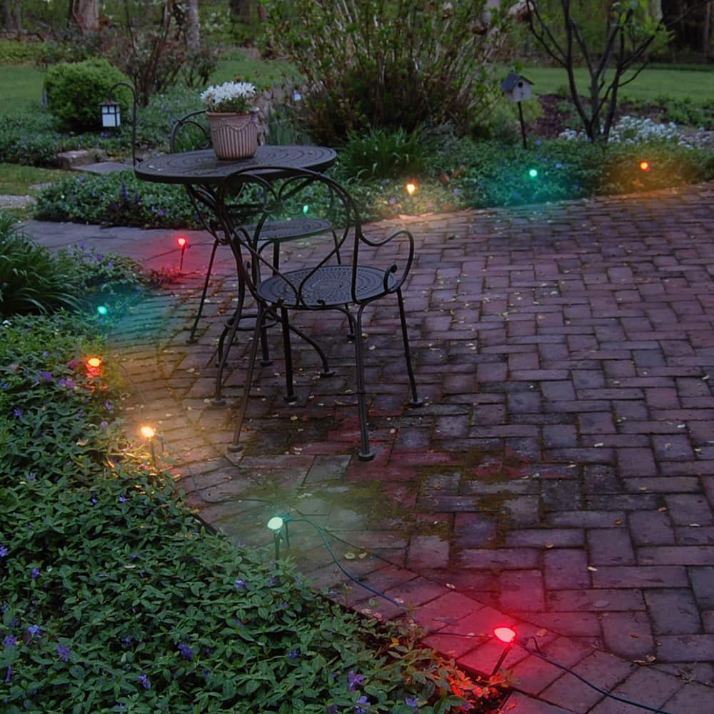 Electric Pathway Lights Multi Color (10 Count)