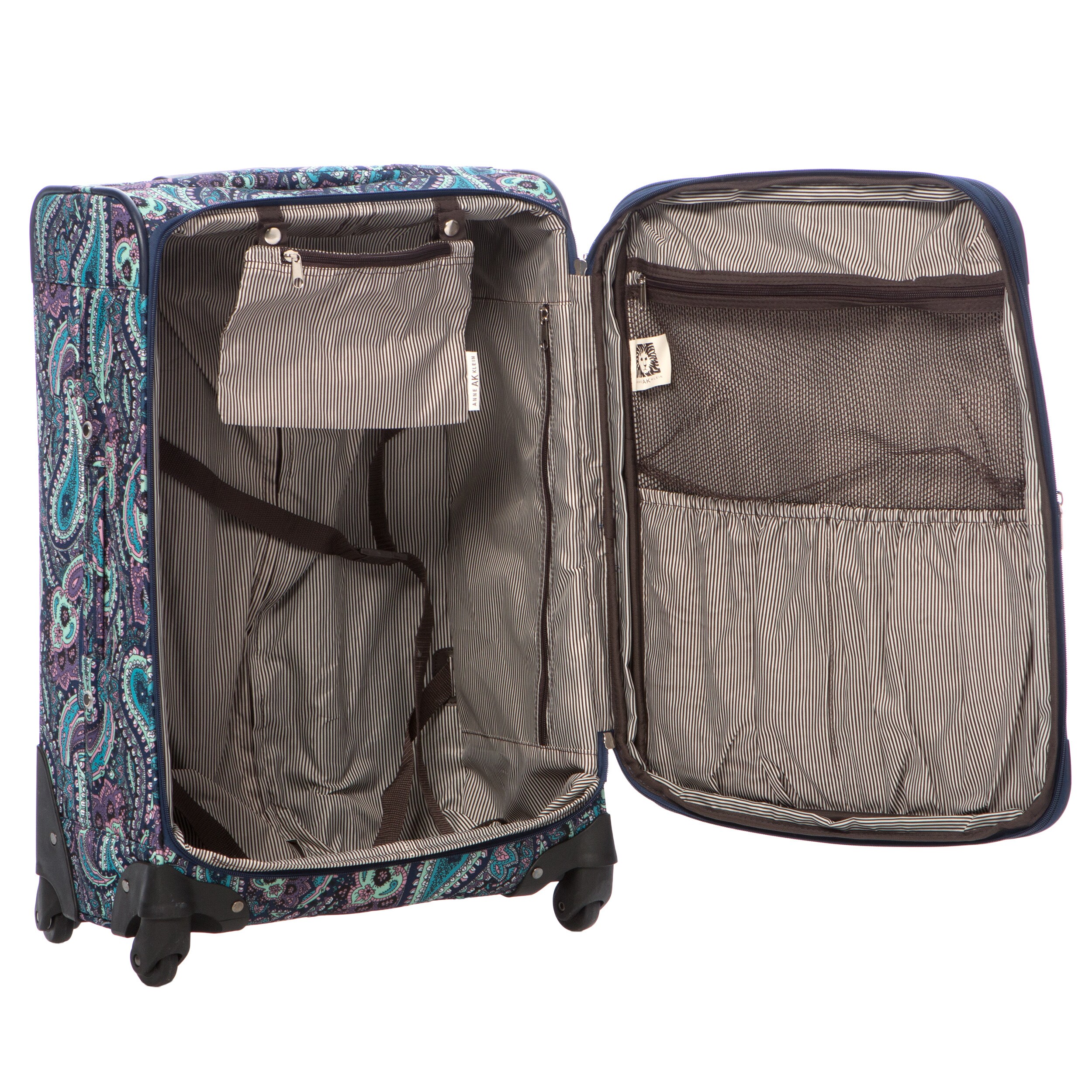 anne klein luggage paisley