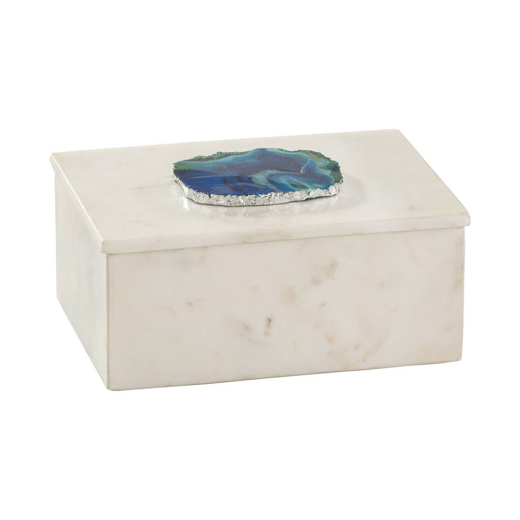 Dimond Home Marble and Blue Agate Box