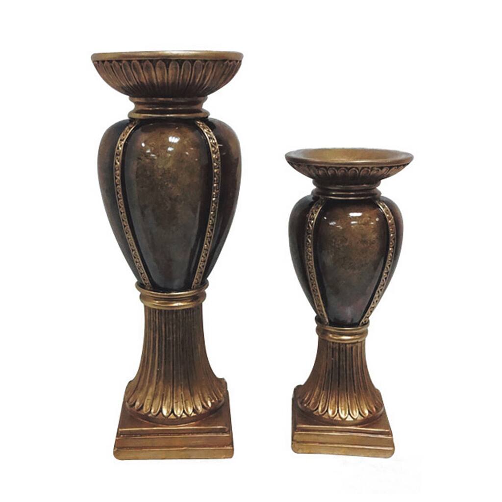 D'Lusso Designs Isadora Collection Vase Duet Set