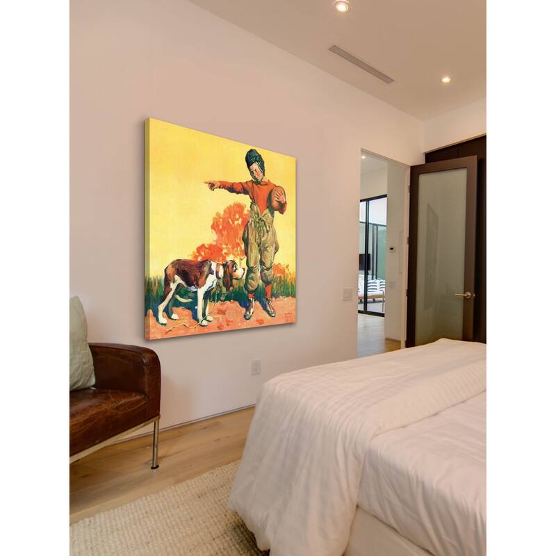 Marmont Hill - "Go Home, Boy!" by WM. Meade Prince Painting Print on Canvas - Multi-Color