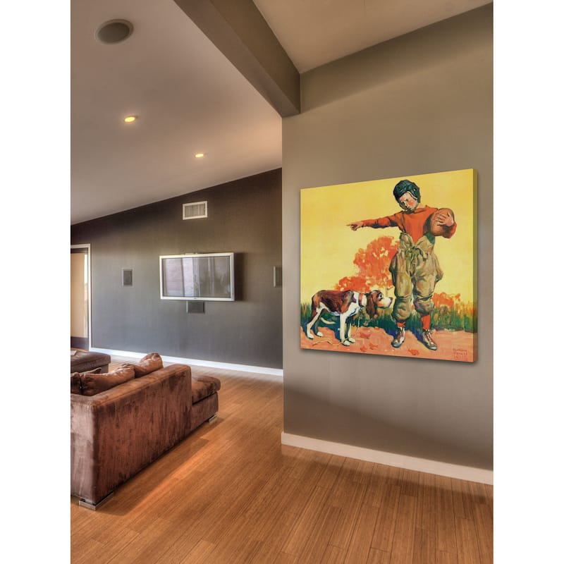 Marmont Hill - "Go Home, Boy!" by WM. Meade Prince Painting Print on Canvas - Multi-Color