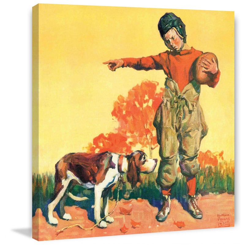 Marmont Hill - "Go Home, Boy!" by WM. Meade Prince Painting Print on Canvas - Multi-Color
