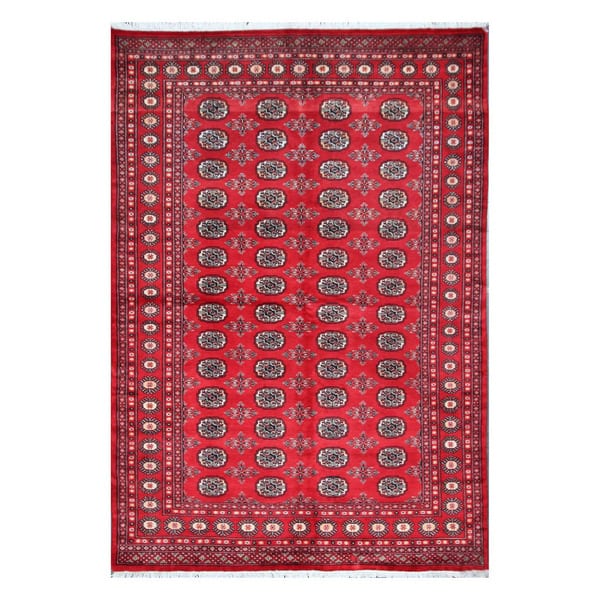 slide 2 of 3, HERAT ORIENTAL Handmade One-of-a-Kind Bokhara Wool Rug - 5'5 x 7'4