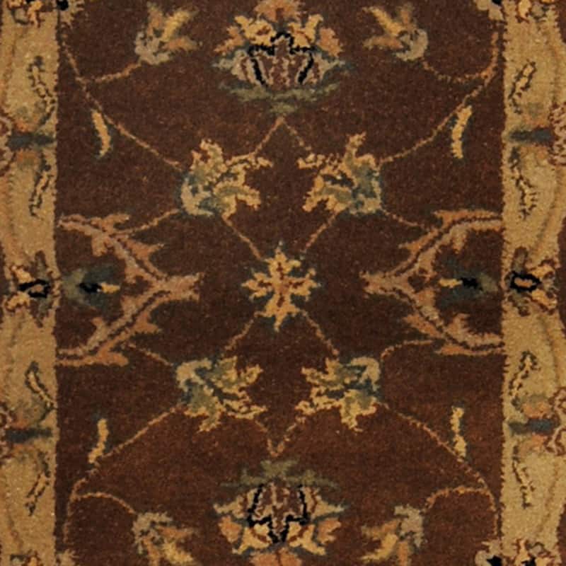 Handmade Mahal Wool Runner (India) - 2' x 7'