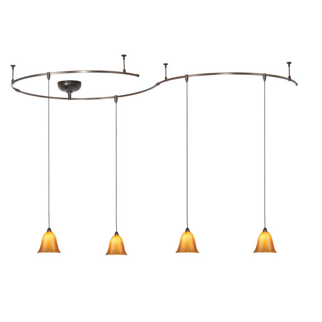 4-light Low Voltage Solorail Pendant Kit