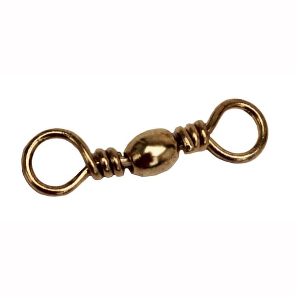 Eagle Claw Brass Barrel Swivel Size 1 (Per 12)