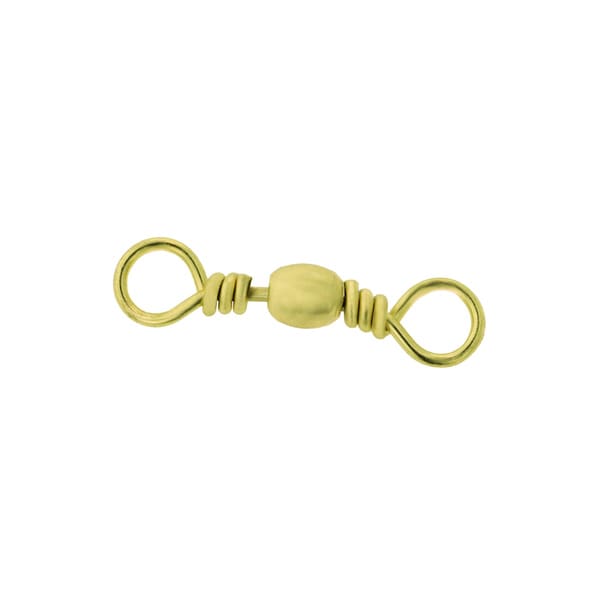 Eagle Claw Brass Barrel Swivel Size 1 (Per 4)