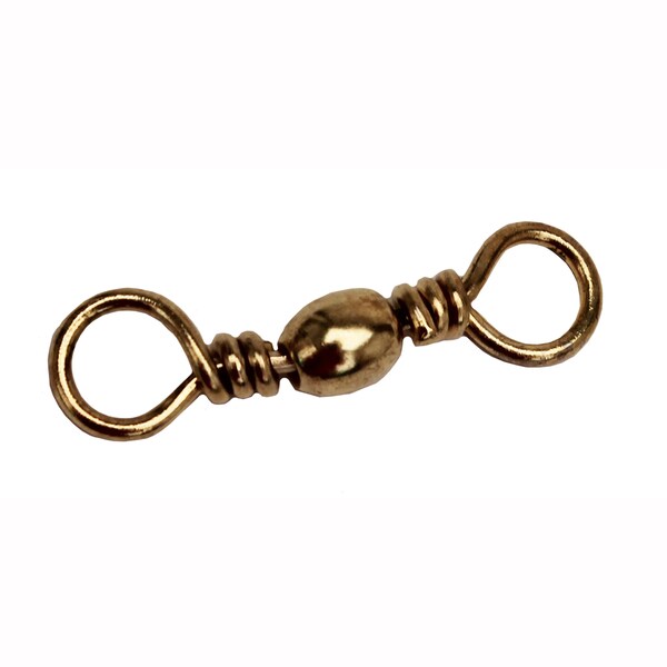 Eagle Claw Brass Barrel Swivel Size 12 (Per 12)