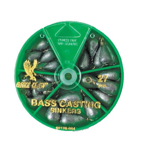Eagle Claw Sinker Assortment Bass Casting (Per 27)
