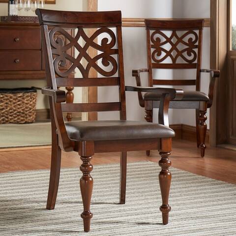 Emma Catherine Cherry Dining Chairs (Set of 2) by iNSPIRE Q Classic