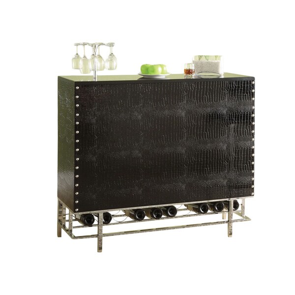 Romny Black Finish Bar Table