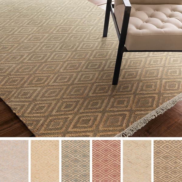 Hand-Woven Chatham Geometric Jute Rug (4' x 6') - Free Shipping Today ...