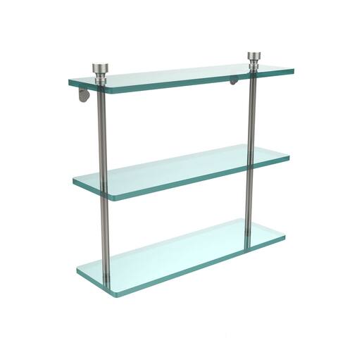 Allied Brass Foxtrot Collection 16-inch 3-tiered Glass Shelf