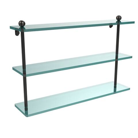 22-inch 3-tiered Glass Shelf