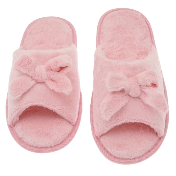 open toed slippers