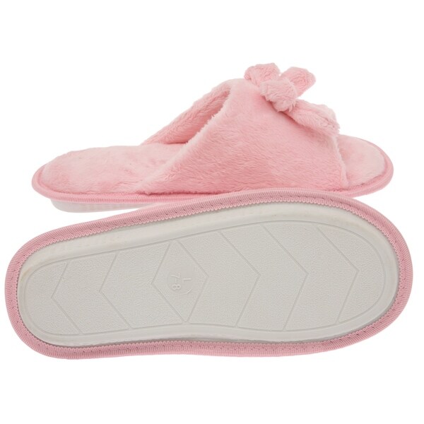 peep toe house slippers