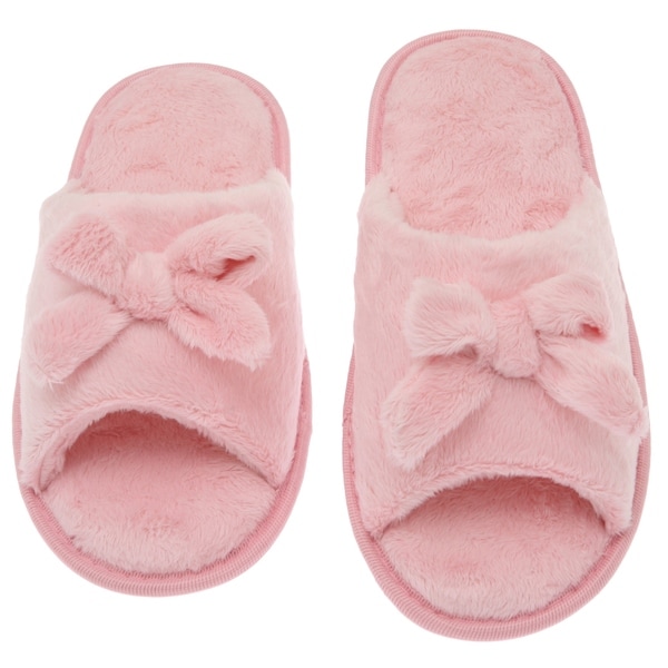 womens open toe house slippers