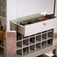 preview thumbnail 6 of 4, Silver Orchid Rosing Mirrored Fold-Out Wine/ Bar Cabinet