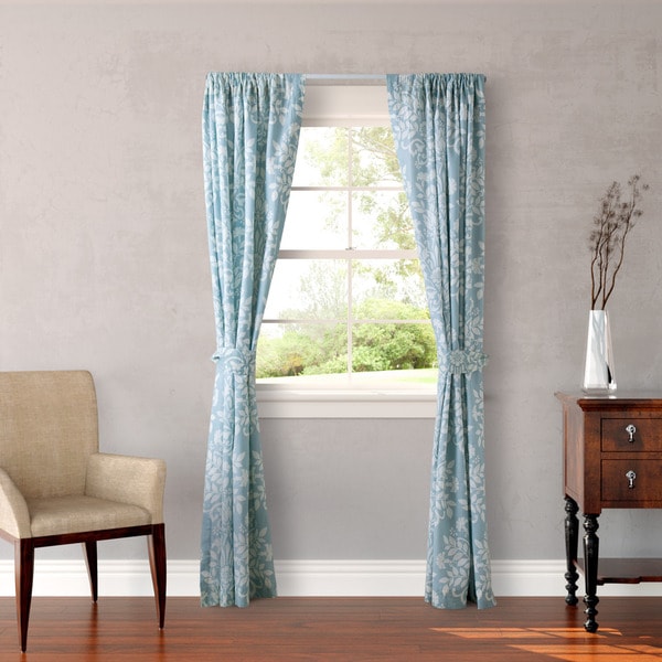 Laura Ashley Rowland Breeze 4-Piece Lined Drape Set - 54 x 84
