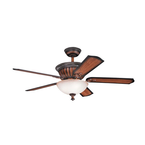 kichler mediterranean walnut ceiling fan