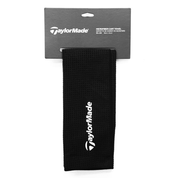 TaylorMade Microfiber Players Golf Towel - Black - 17511775 - Overstock ...