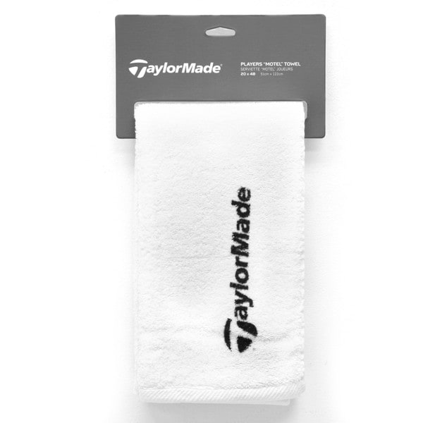 TaylorMade Motel Players Golf Towel White Free Shipping On Orders