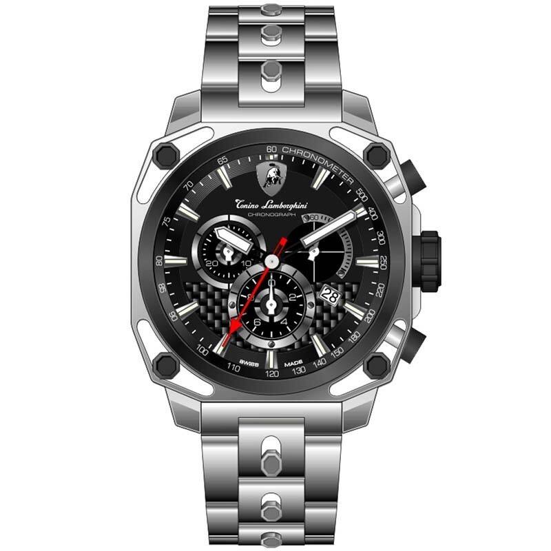 Tonino Lamborghini Men's 4 Screws Chronograph Watch