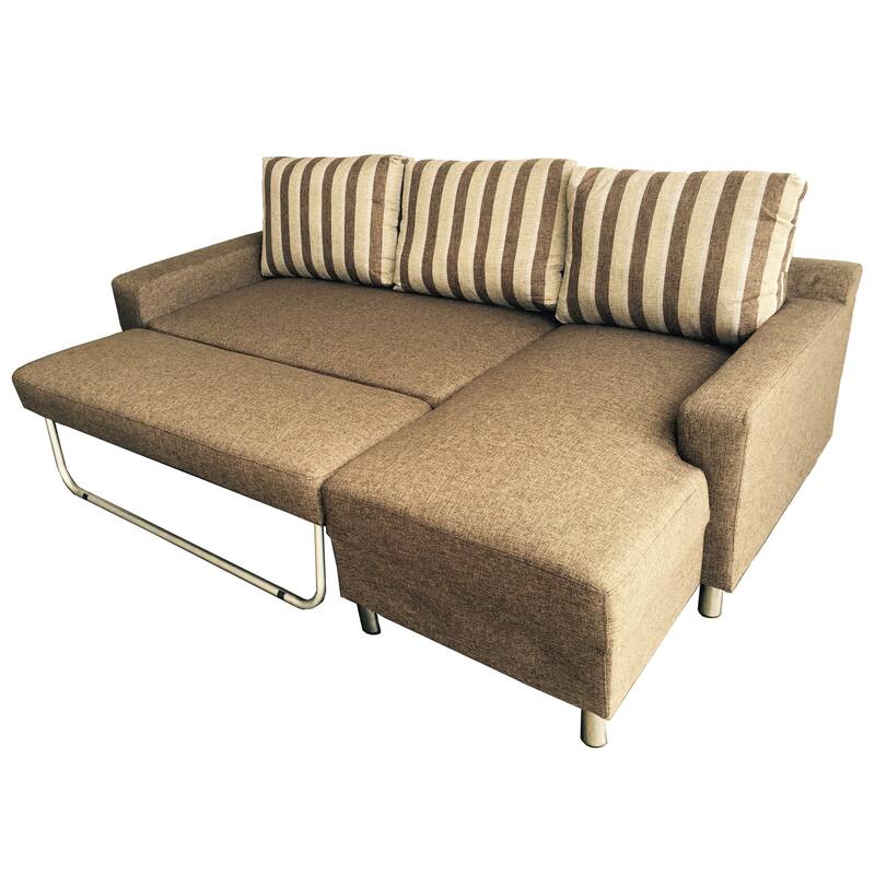 Kachy Fabric Convertible Sectional Sofa Bed