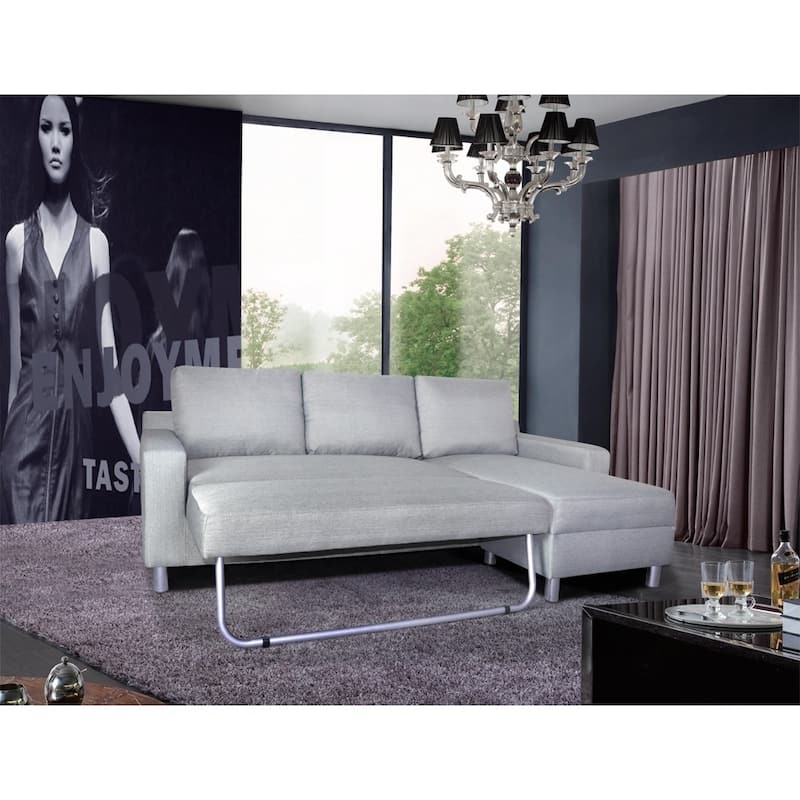 Kachy Fabric Convertible Sectional Sofa Bed