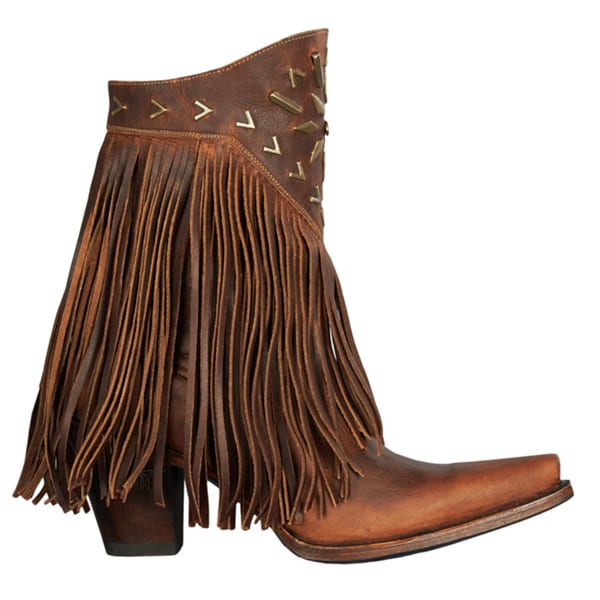 womens boots with fringe
