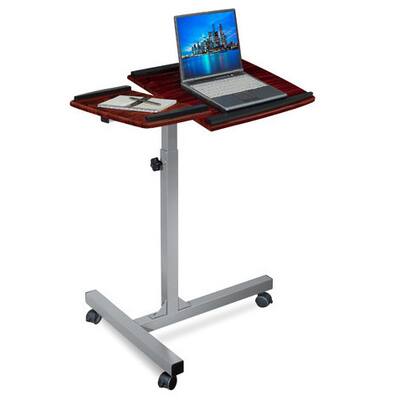 Merax Height Adjustable Laptop Desk/Stand, Cherry Finish