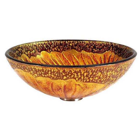 Rivuss Ebor GS-E20 Handcrafted Tempered Glass Vessel Sink - Multi-color