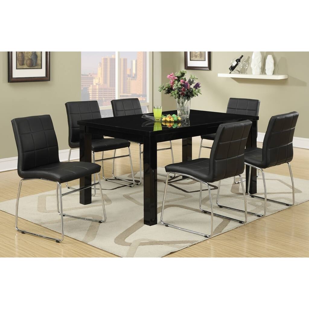 'Destin' Leather Dining Chairs (Set of 6)