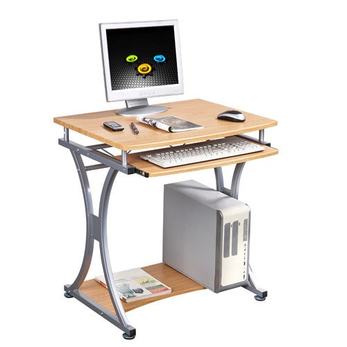 Shop Merax Office Home Compact Computer Desk Light Oak Finish S