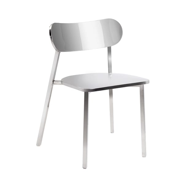 椅子 sankon Sunpan 'Ikon' Stanley Dining chair - Silver - Medium - Bed Bath