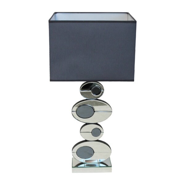 Elba 29-inch Artistic Ovals Mirror Table Lamp