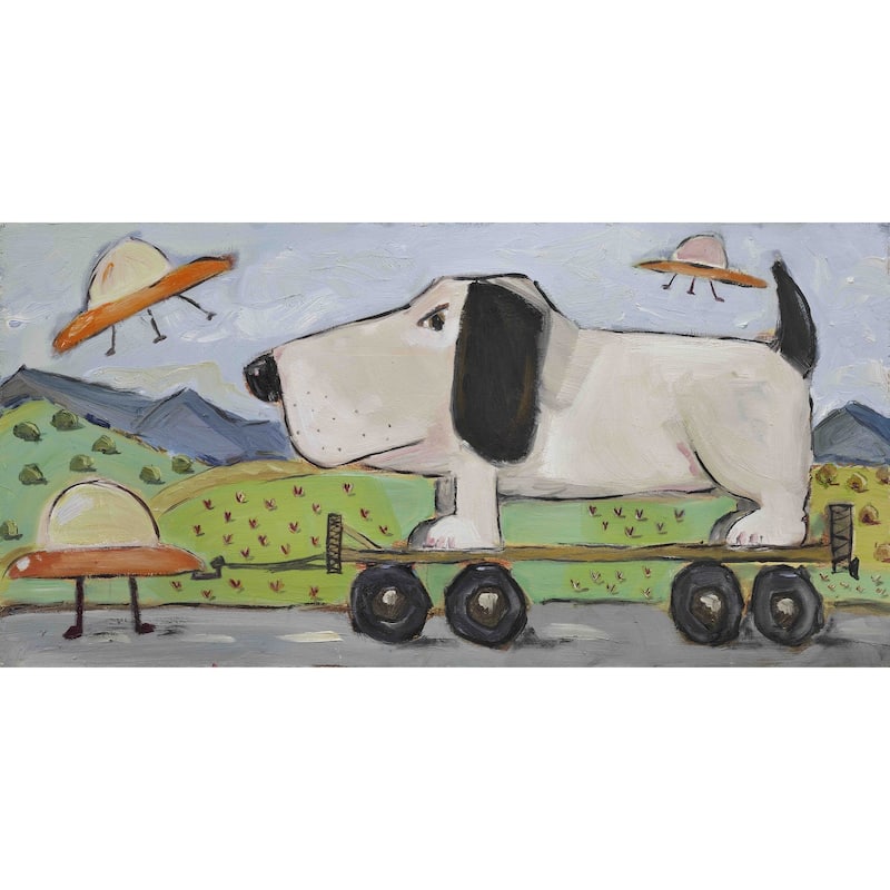Marmont Hill - The Abduction by Tori Campisi Painting Print on Canvas - Multi-Color