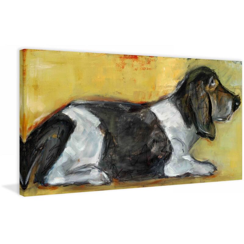Marmont Hill - Hush Puppy by Tori Campisi Painting Print on Canvas - Multi-Color