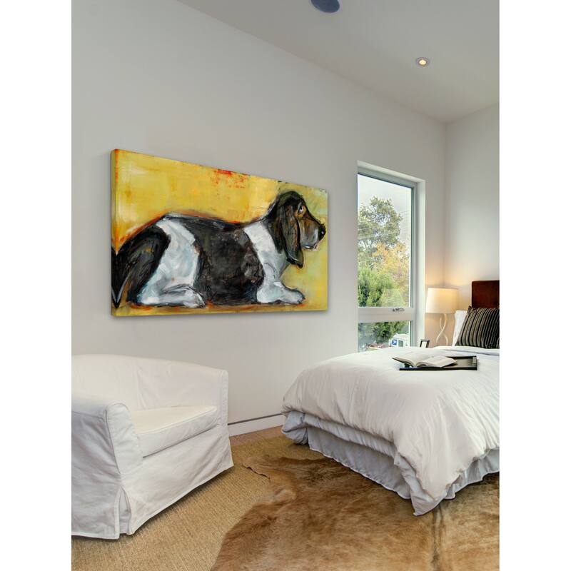 Marmont Hill - Hush Puppy by Tori Campisi Painting Print on Canvas - Multi-Color