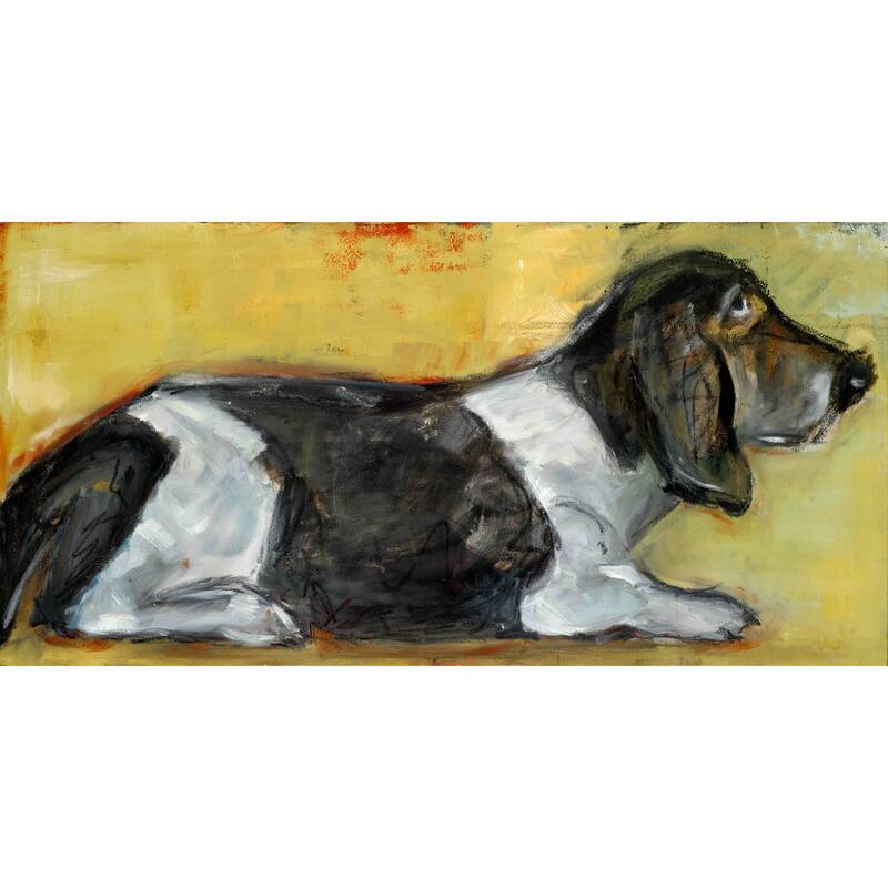 Marmont Hill - Hush Puppy by Tori Campisi Painting Print on Canvas - Multi-Color