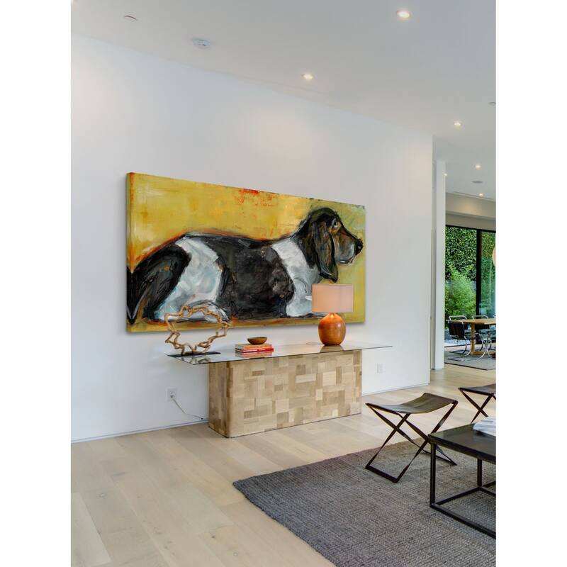 Marmont Hill - Hush Puppy by Tori Campisi Painting Print on Canvas - Multi-Color