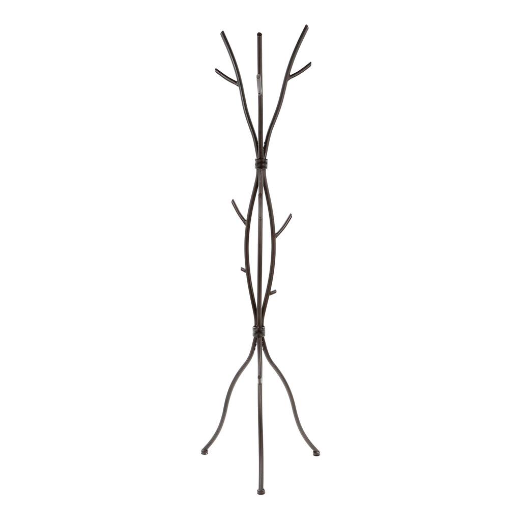 Contemporary Sassafras Tree Style Metal Coat Rack