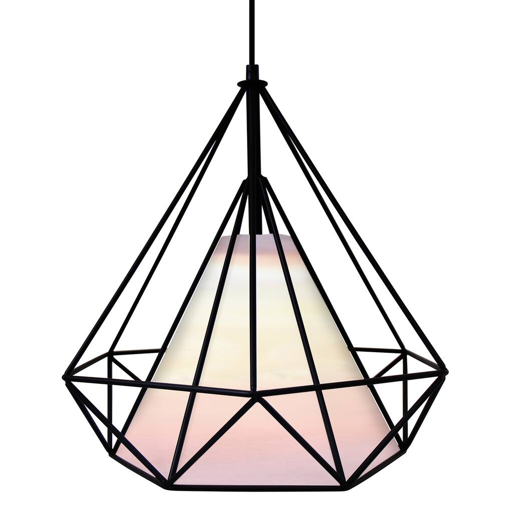 Hedron Geometric Diamond Ceiling Lamp