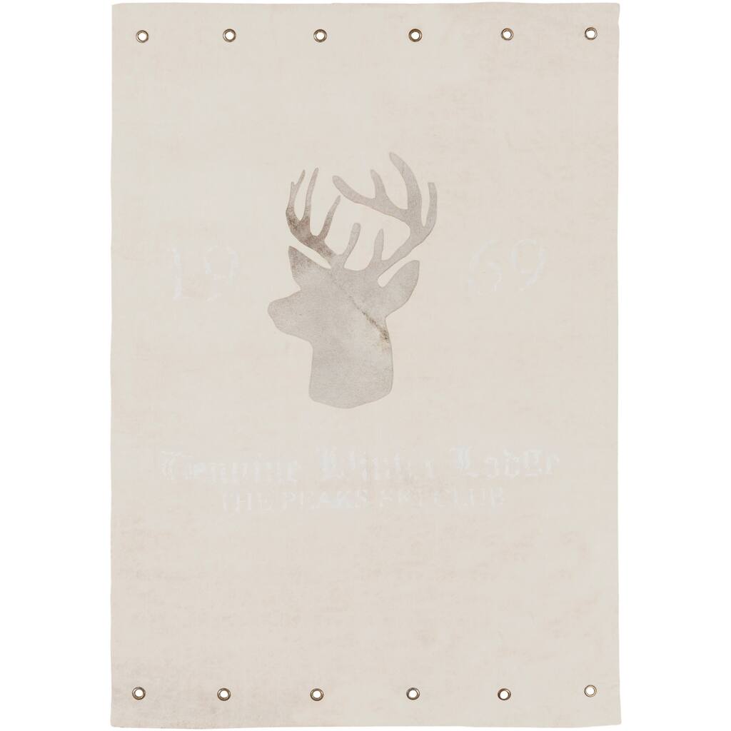 Hand-Crafted Devizes Animal Indoor Cotton Area Rug - 4' x 6'