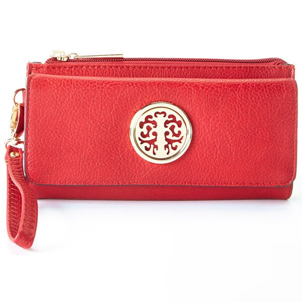 Mia K. Farrow MKF Collection Tri-fold Medallion Wristlet