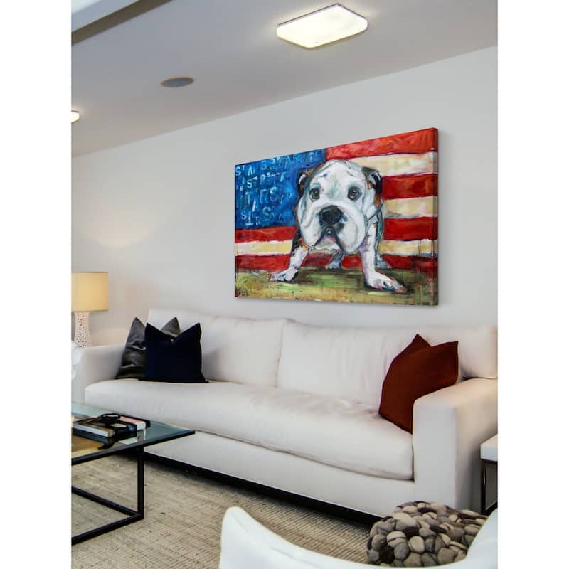 Marmont Hill - "No Bull" by Tori Campisi Painting Print on Canvas - Multi-Color