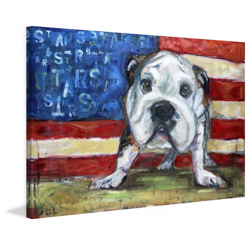 Marmont Hill - "No Bull" by Tori Campisi Painting Print on Canvas - Multi-Color