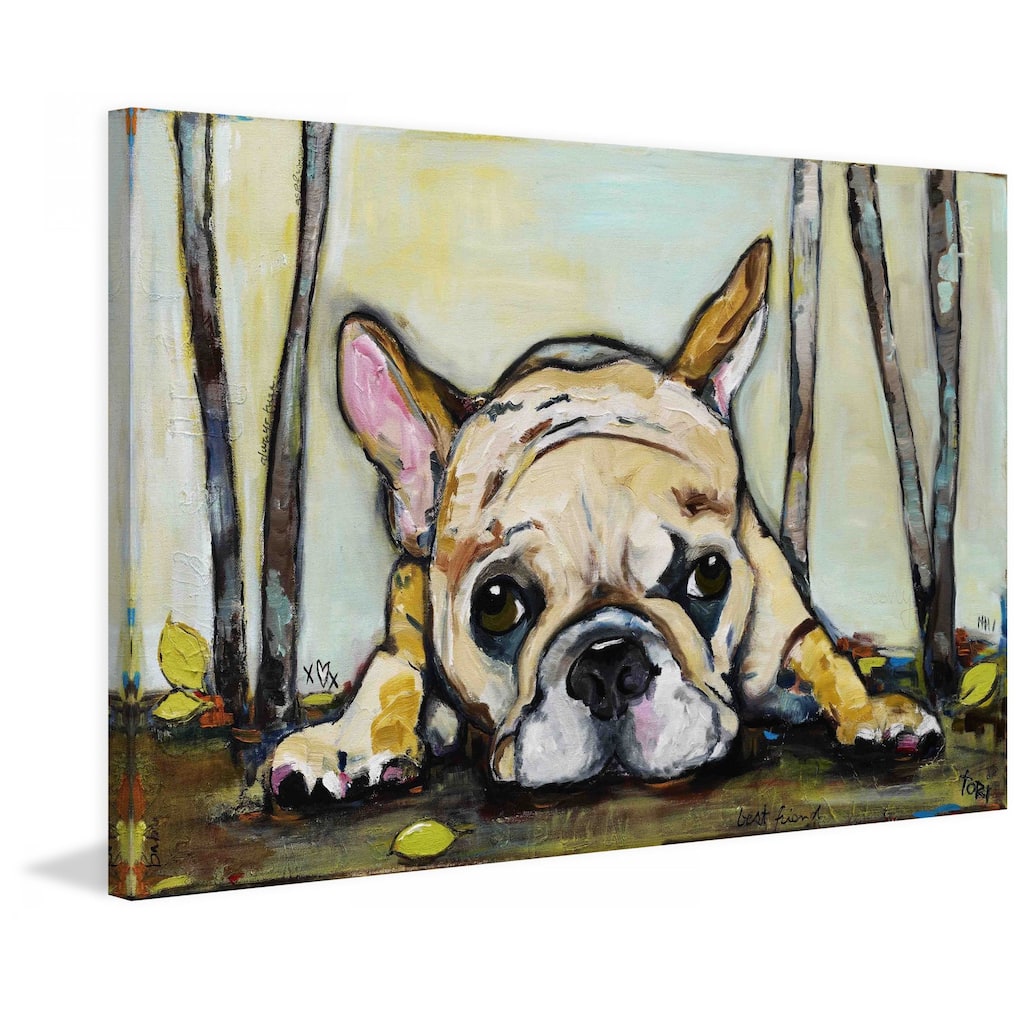 Marmont Hill - "Smushy" by Tori Campisi Painting Print on Canvas