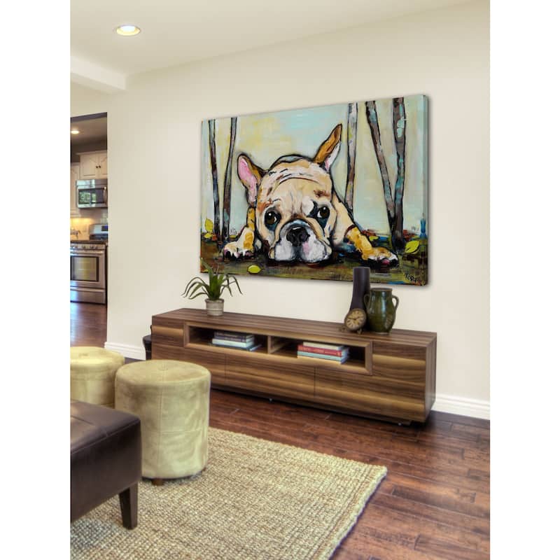 Marmont Hill - "Smushy" by Tori Campisi Painting Print on Canvas